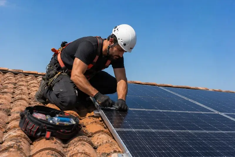 Maintenance et monitoring de panneaux solaires à Dachstein