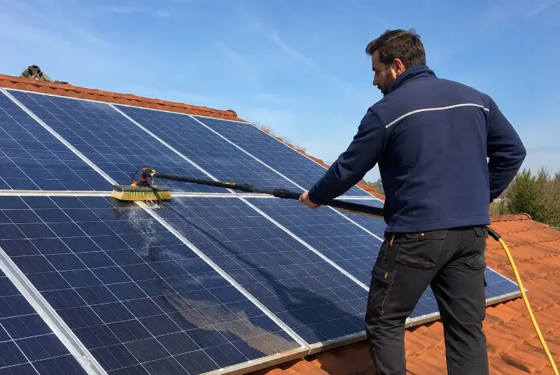 Nettoyage et entretien de panneaux solaires à Dachstein